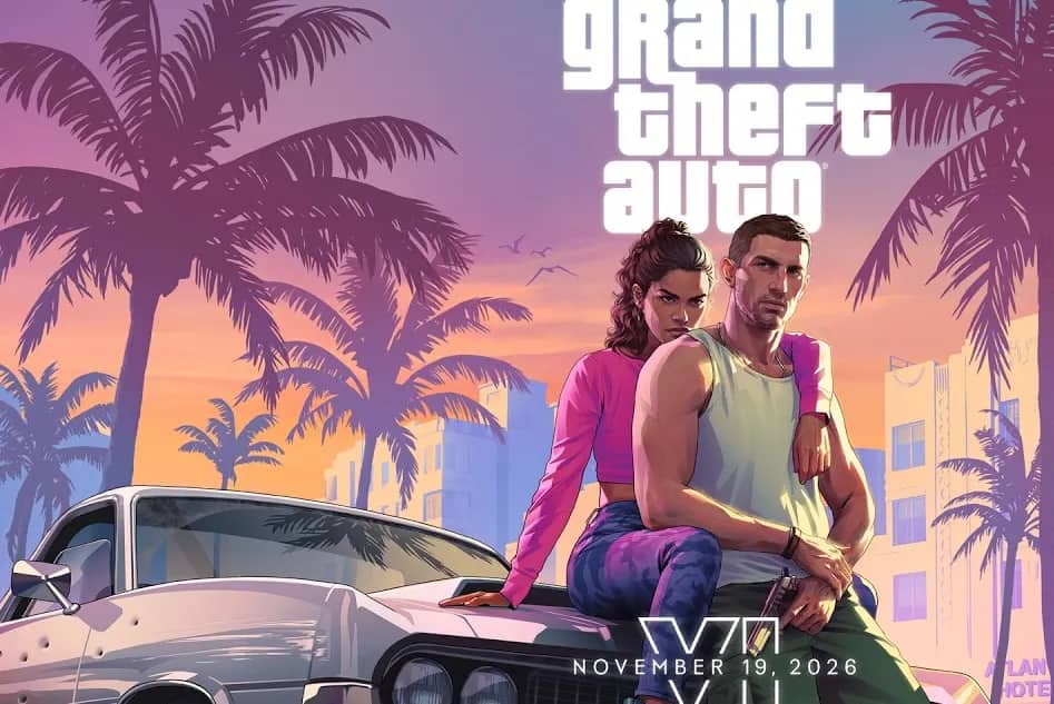 Arte oficial Grand Theft Auto VI — Vintage Vice City Pack