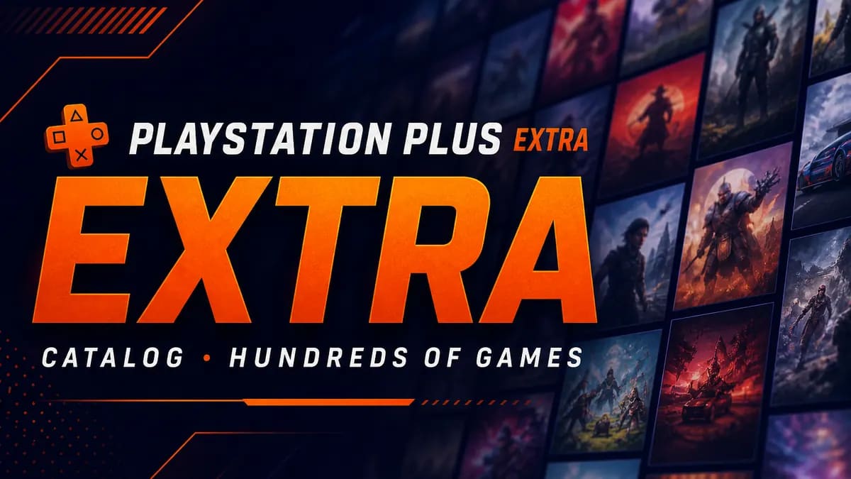 PlayStation Plus Extra: catálogo amplio de juegos digitales